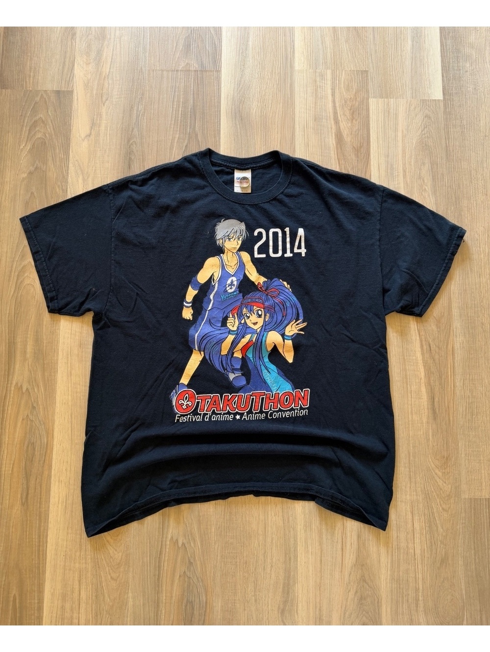 Vintage 2014 Taku-Thon Anime Convention T-Shirt